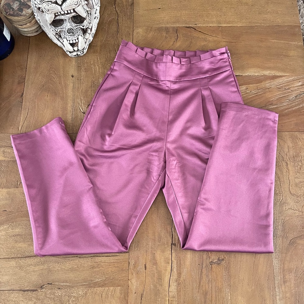 💜 Mauve shiny pants 💜